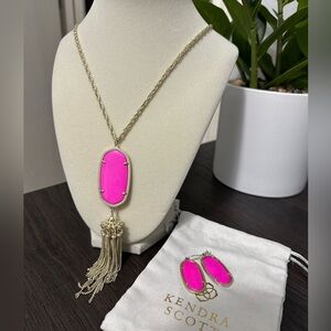 Kendra Scott Rayne necklace and earrings set